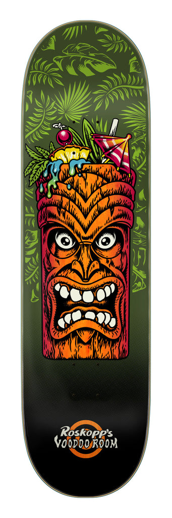 8.5in Roskopp Tiki Mug Santa Cruz Skateboard Deck