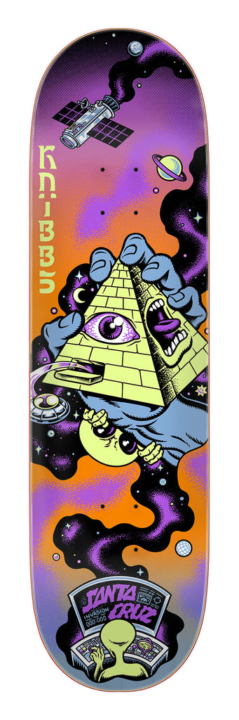 8.5in Knibbs Invasion Hand Deck | Pro Skateboards | Santa Cruz