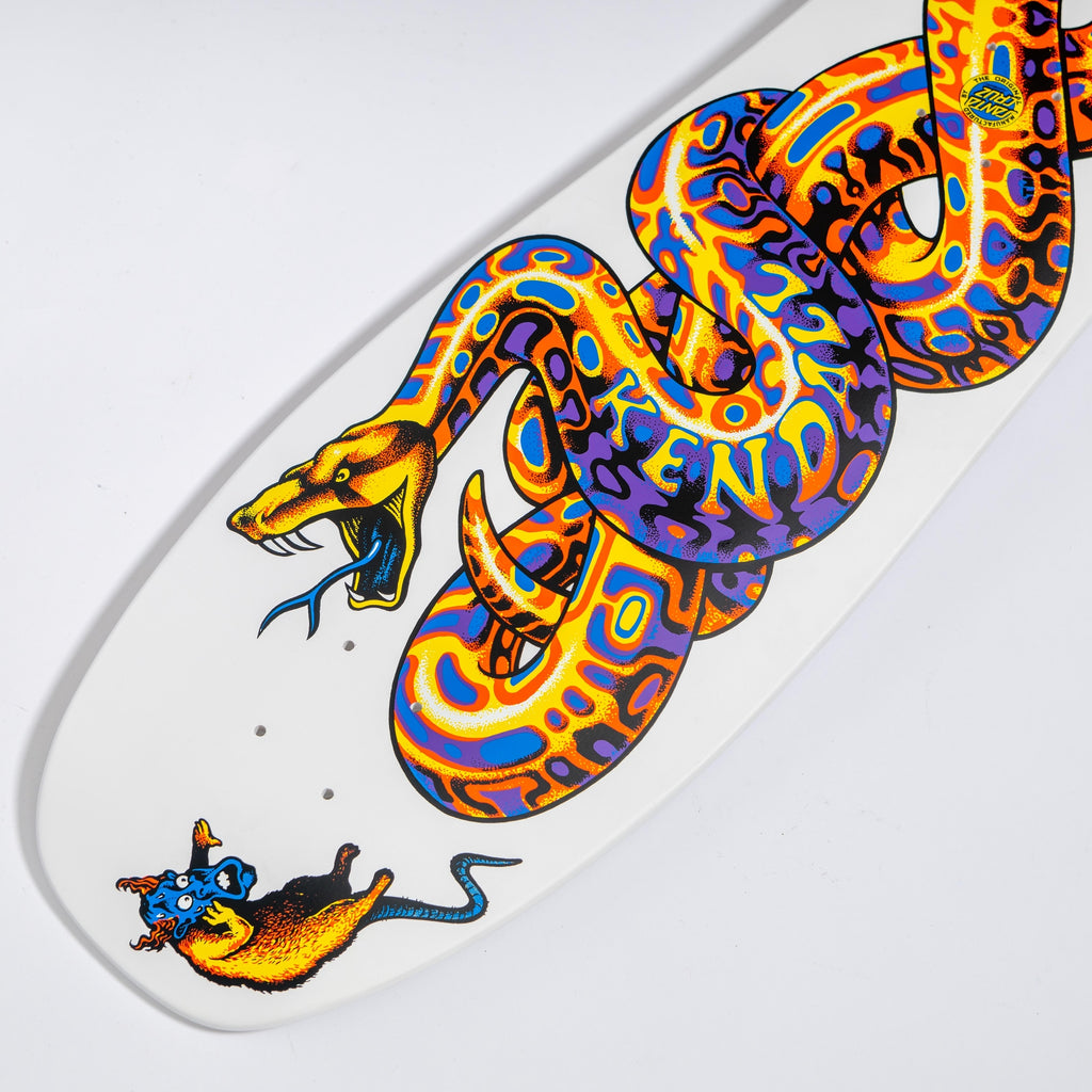 9.975in Kendall Snake Reissue Deck | Shaped 80s Skateboard
