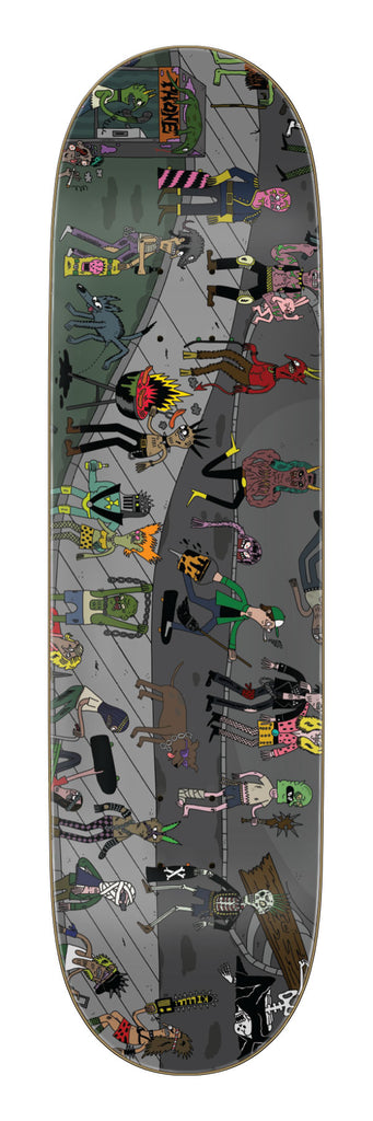 Pure Hemp /Creation Skateboards デッキ 8.58in x 32.11in CRETE-TURE DIY SM TEAM SKATEBOARD DECK