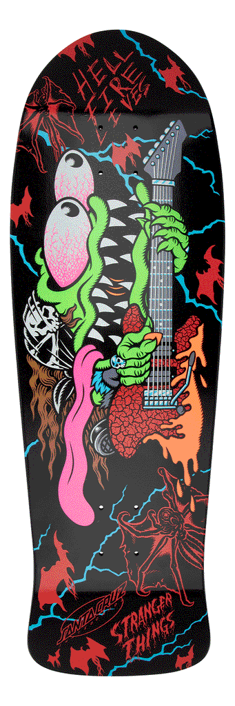 10.1in Meek Eddie Slasher Skateboard Deck | Stranger Things™ x