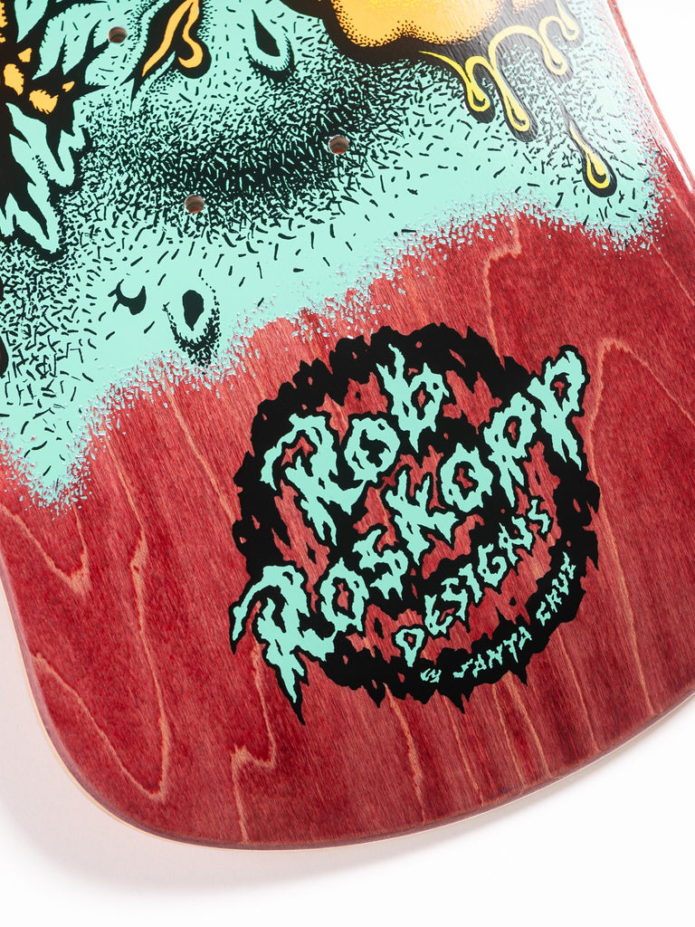 新品送料込SANTA CRUZ ROSKOPP TWO 10.35正規品本物です Santa Cruz Roskopp Two Shaped Reissue Skateboard Deck Teal 10.35