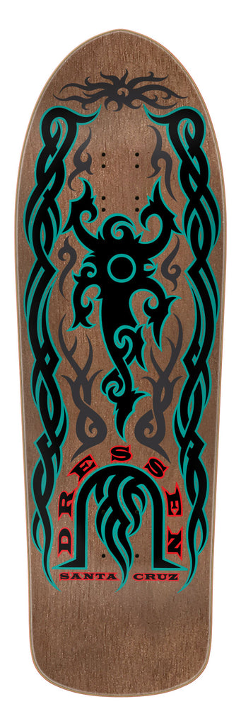 9.9in Dressen Tribal | 2026 Eric Dressen Reissue | Santa Cruz Skateboard Deck 9.9in Dressen Tribal | 2026 Eric Dressen Reissue | Santa Cruz Skateboard Deck