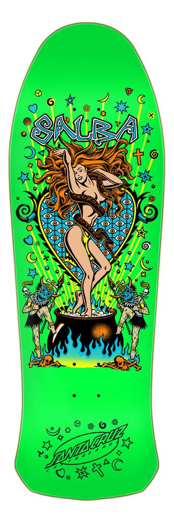Santa Cruz Salba Wich Doctor ゴールドデッキ Santa Cruz SALBA WITCH DOCTOR Reissue Deck 10.4