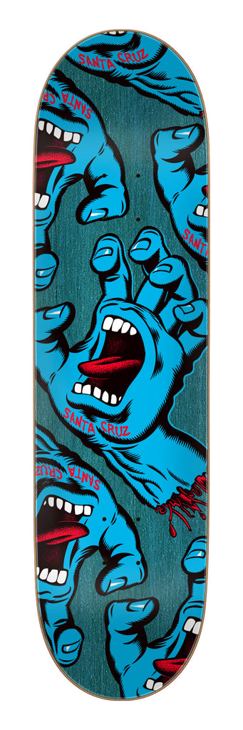 8.25in Crowded Hand | Skateboard Deck | Santa Cruz
