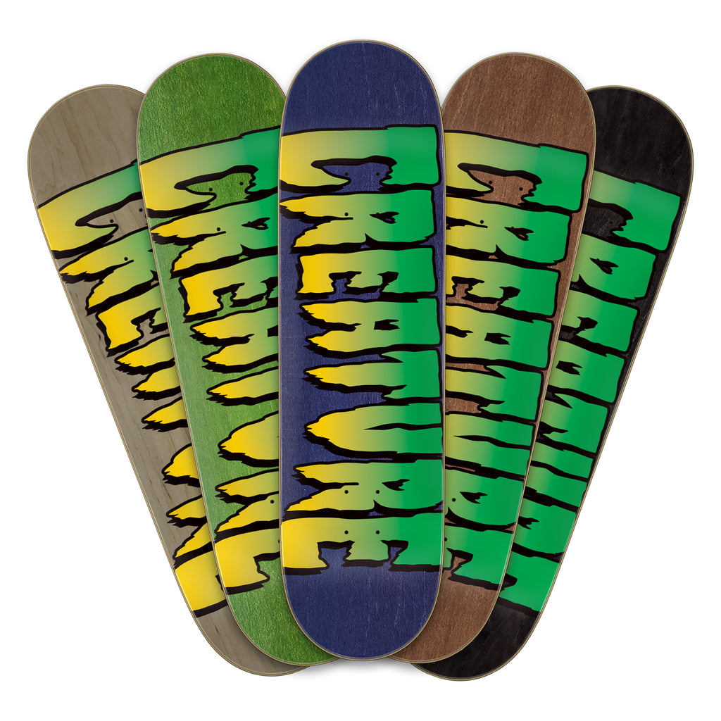 Logo Stumps 8.51in | Short Wheelbase | Creature Skateboard Decks
