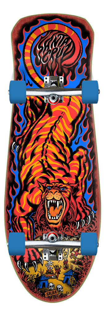 ★*★様 SANTA CRUZ Salba サルバタイガー スケートボード 80 10.3in Salba Tiger Reissue | Complete Cruiser | Santa Cruz