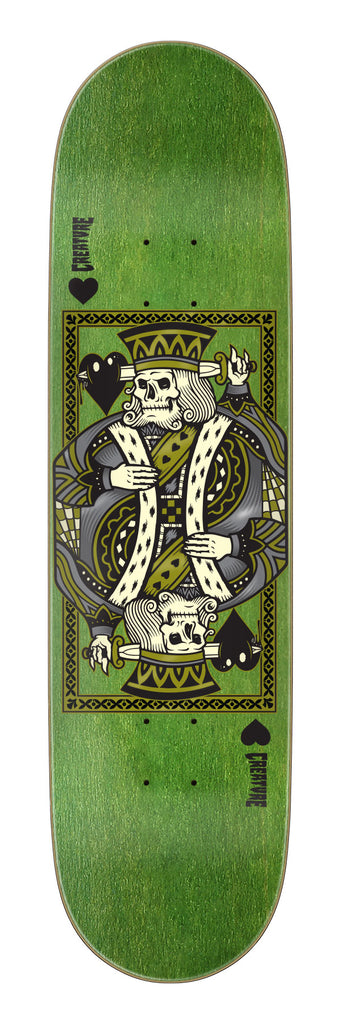 8.20in Heshking S Deck | Twin Shape | Creature Skateboards