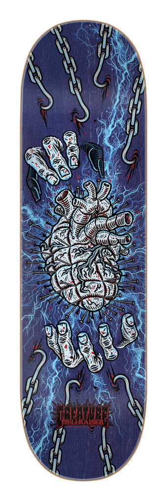 8.75in Hell Heart Skate Deck | HELLRAISER | Creature Skateboards