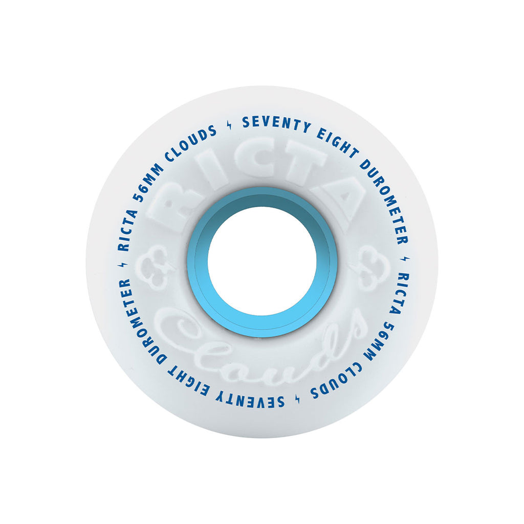 希少Mickey Hart Rolling Thunder ホワイトラベルプロモ 56mm Clouds White 78a | Ricta Skateboard Wheels