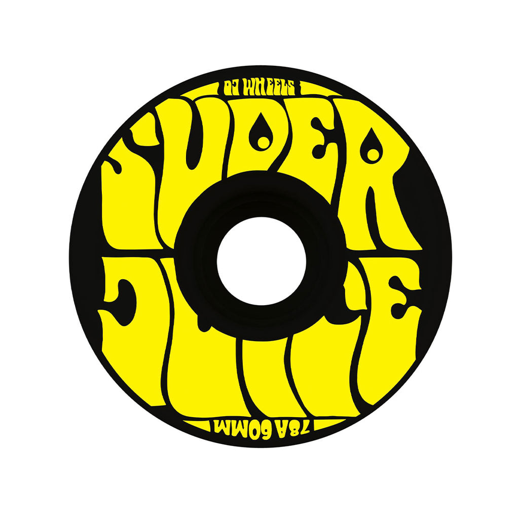 60mm Super Juice Black 78a | Soft | OJ Skateboard Wheels