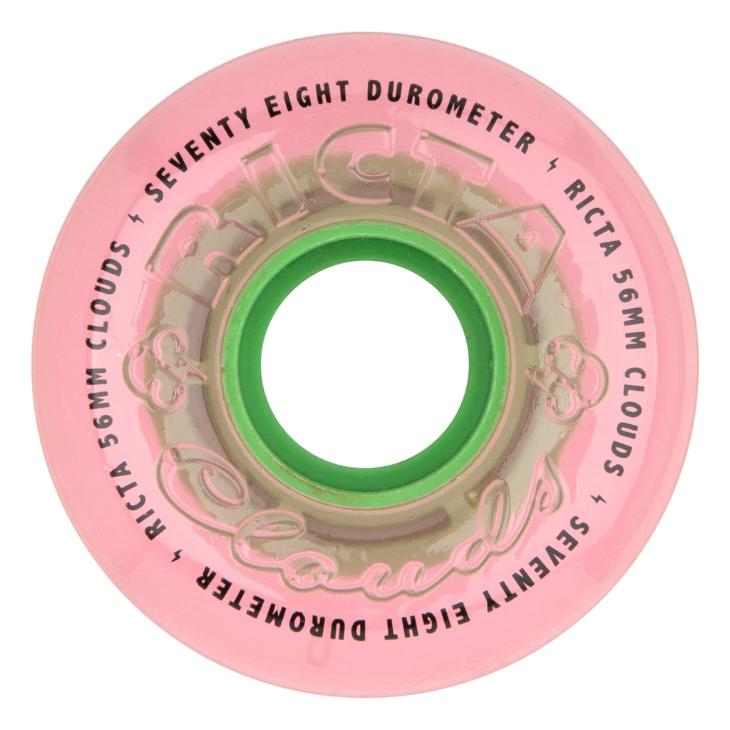 ランキング上位のプレゼント Watermelon Clouds 56mm Pink Ricta | Wheels Skateboard Soft | 78a ノート・メモ帳