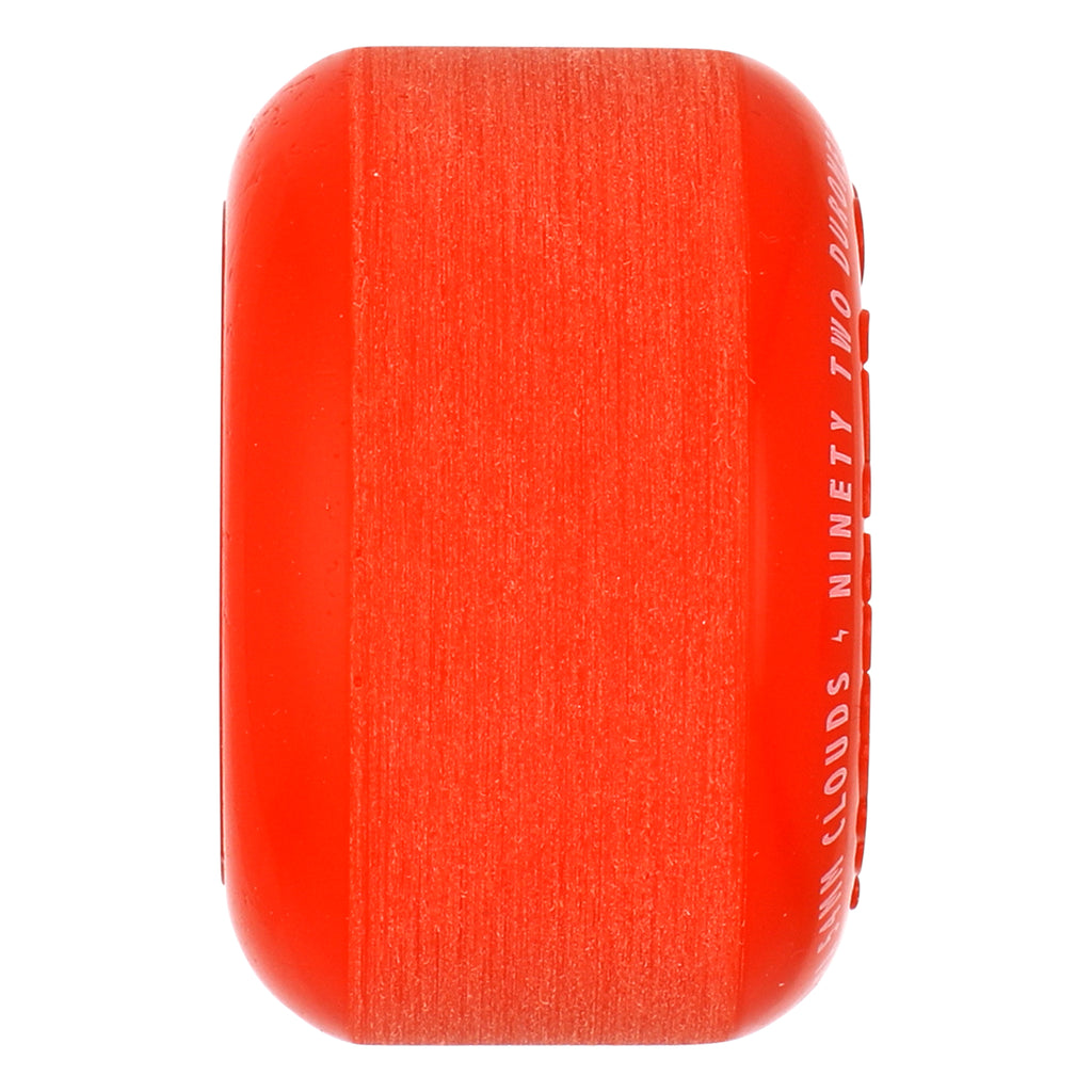 54mm Orange Clouds Red 92a | Ricta Skateboard Wheels