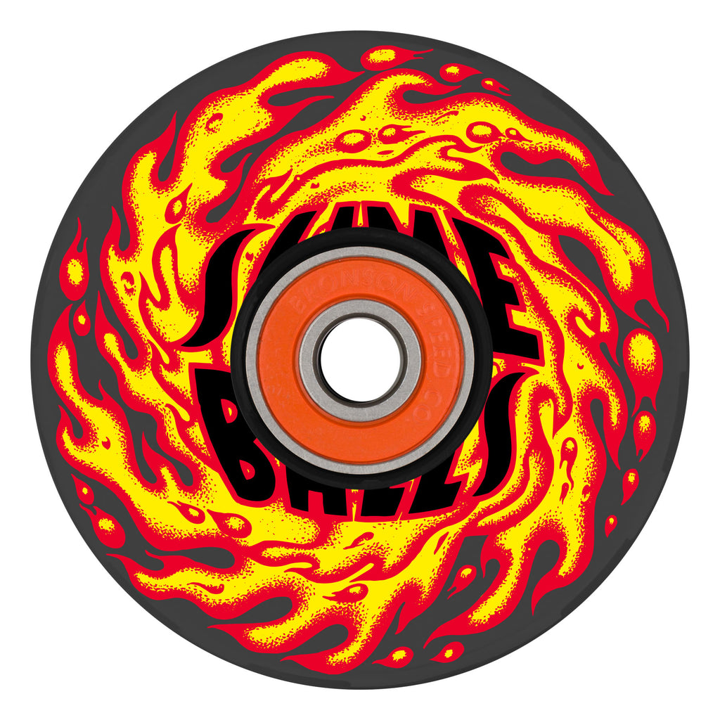 66mm / 78a SB Flame | Light Ups LED Skateboard Wheels | Slime Balls
