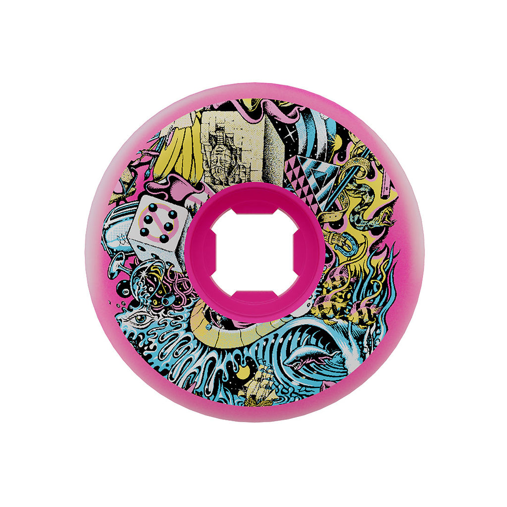 56mm/97a Hosoi Collage Reissue | Slime Balls Skateboard Wheels