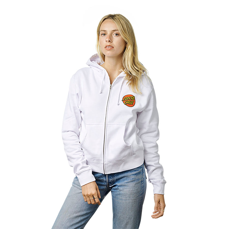 Classic Dot Zip Hoodie | Women's Skate Clothing | Santa Cruz
