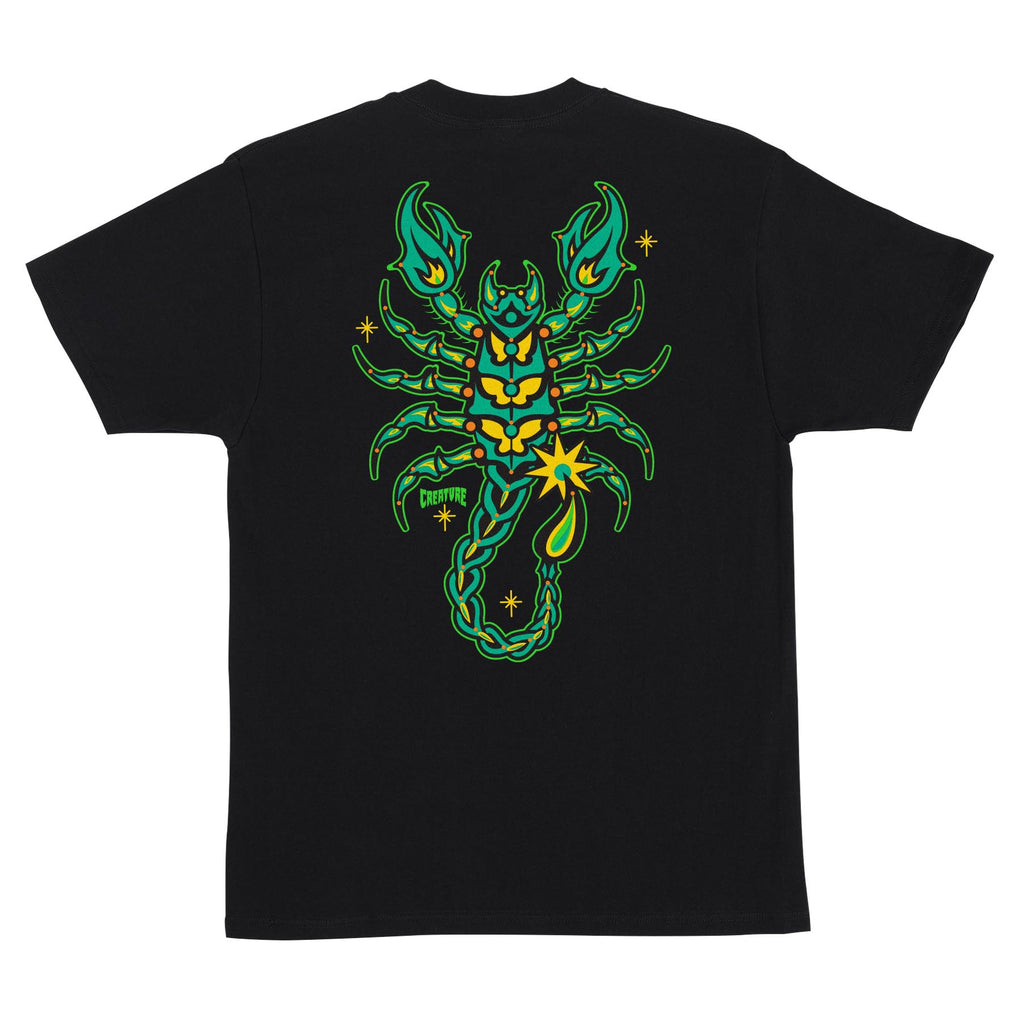 希少】CREATURE クリーチャースカルTシャツ NHS黒タグ サンフェード！ 希少】CREATURE クリーチャースカルTシャツ NHS黒タグ サンフェード！