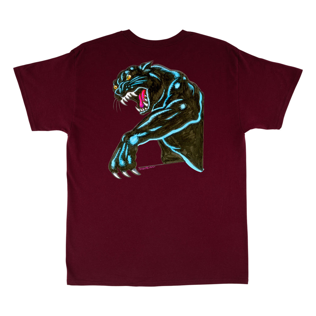 Natas Sketch Panther T-Shirt | Men's Clothing | Santa Cruz Skateboards