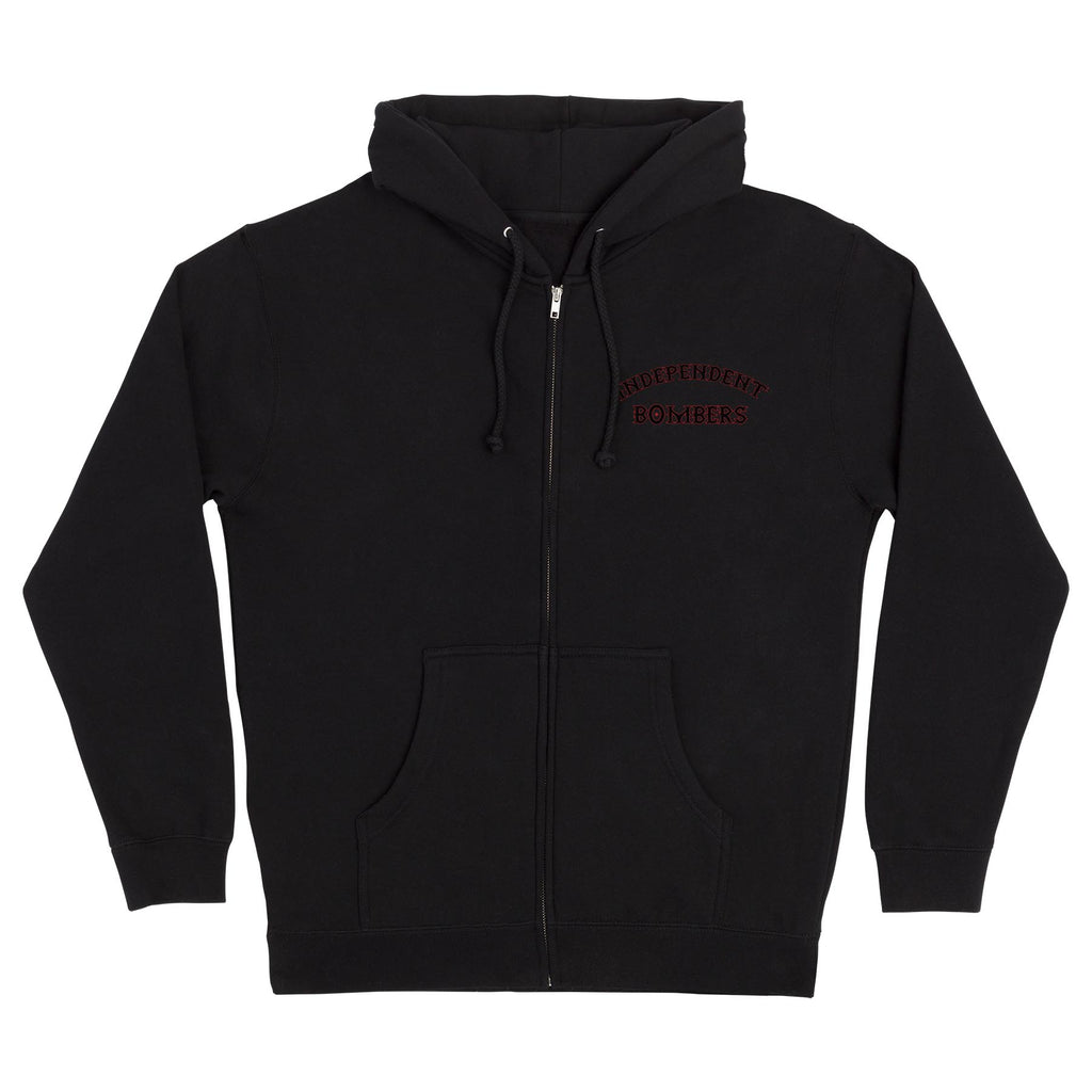Bombers Mens Zip Hoodie | Independent | Skate Apparel