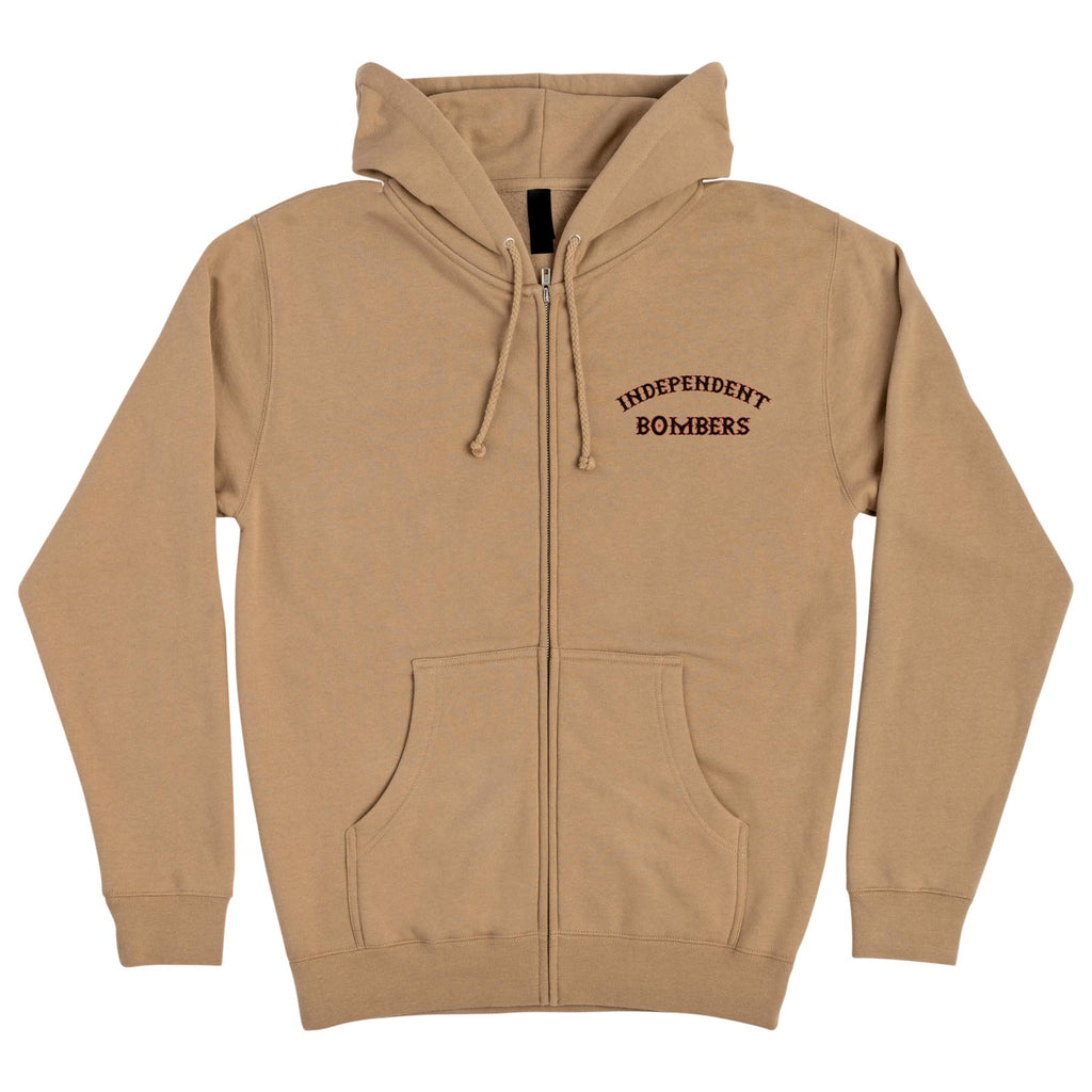 INDEPENDENT アイアンクロス ZIP HOODIE ヴィンテージ Bombers Mens Zip Hoodie | Independent | Skate Apparel