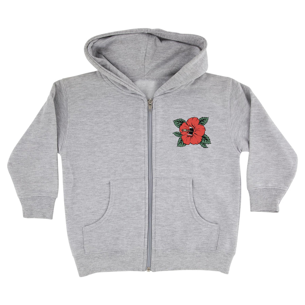 ★SANTA CRUZ Screaming Hibiscus Dot Zip Hoodie 関税込★ Screaming Hibiscus Dot Zip Hoodie | Kids Skate Clothing