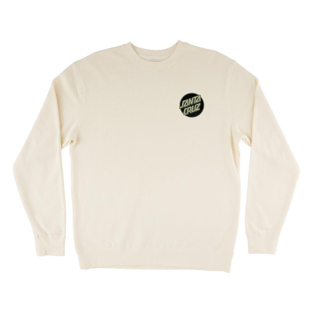 Cruz Embroidered Crew Neck Men's Skate Sweatshirts Santa Cruz
