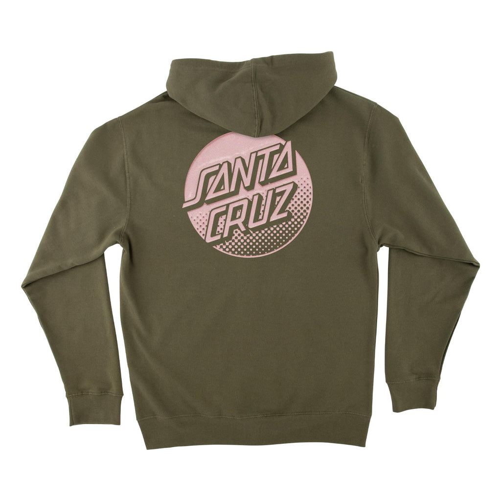 Tone Stamped Dot Zip Hoodie Women's Skate Clothing Santa Cruz