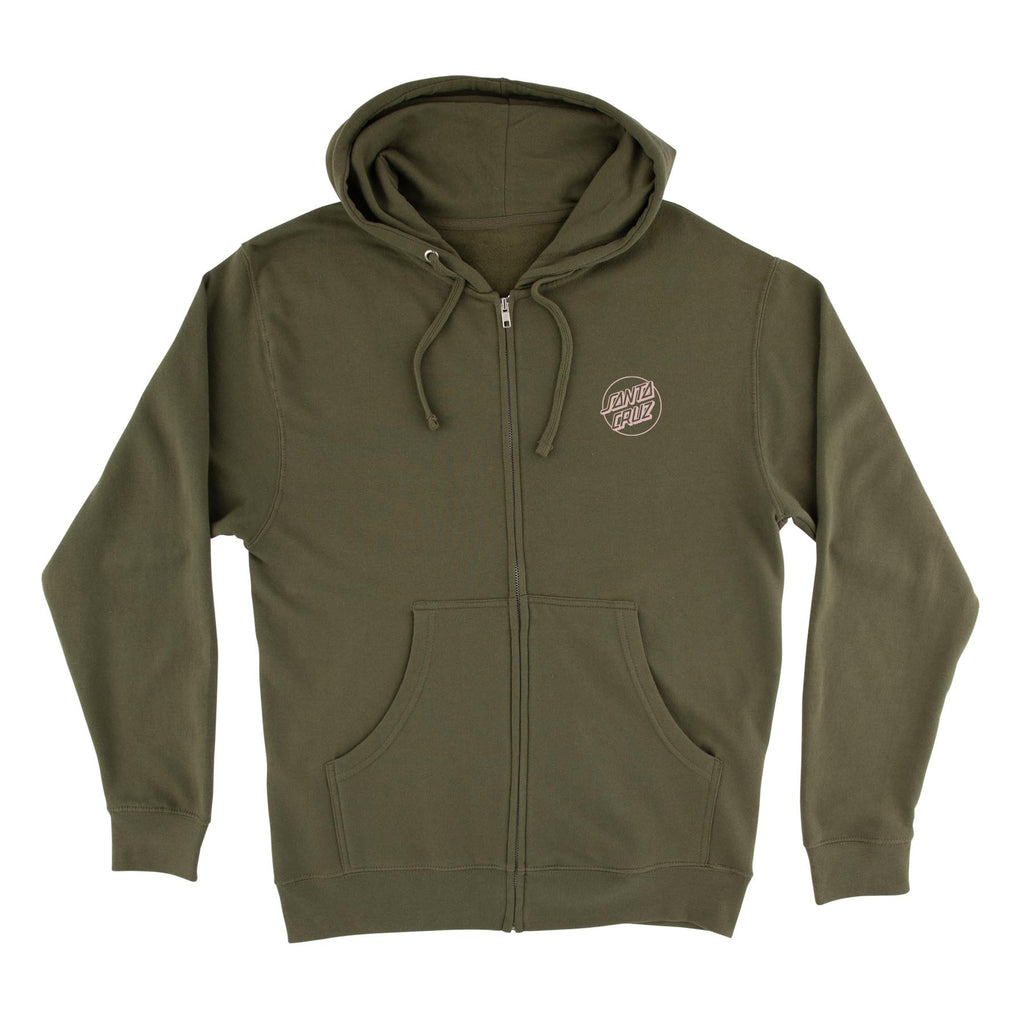 Tone Stamped Dot Zip Hoodie | Women's Skate Clothing | Santa Cruz