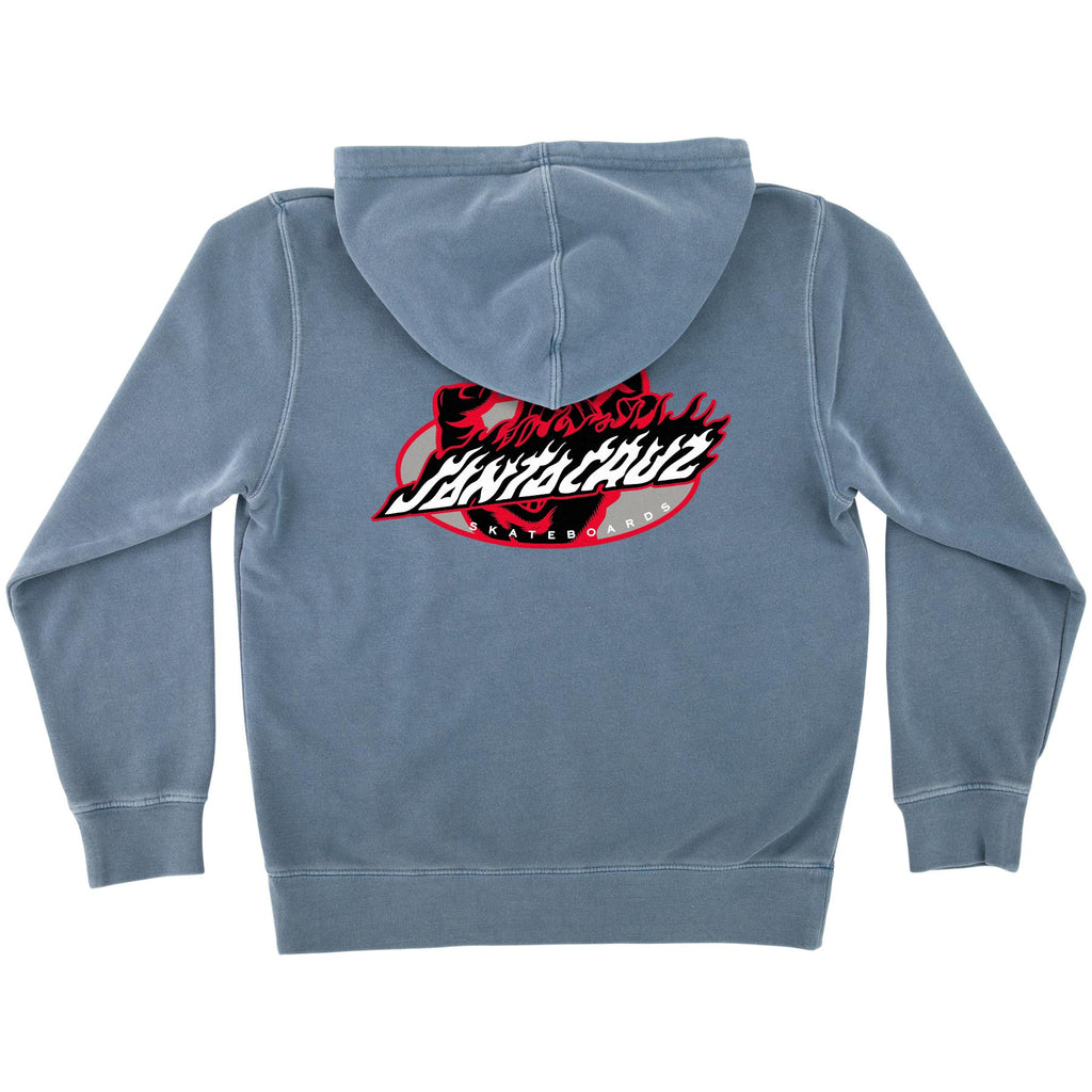 Screaming Fire Oval Hoodie | Youth Skate Clothing | Santa Cruz
