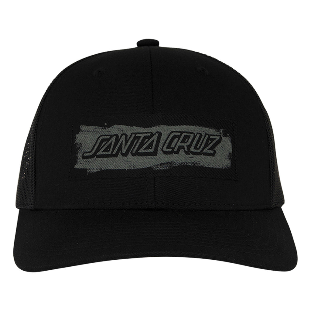 Santa Cruz Mushroom Blue Mesh Trucker Hat Barkridge Co Malbon Golf x Santa Cruz Screaming Hand Trucker Hat Black  main image 2