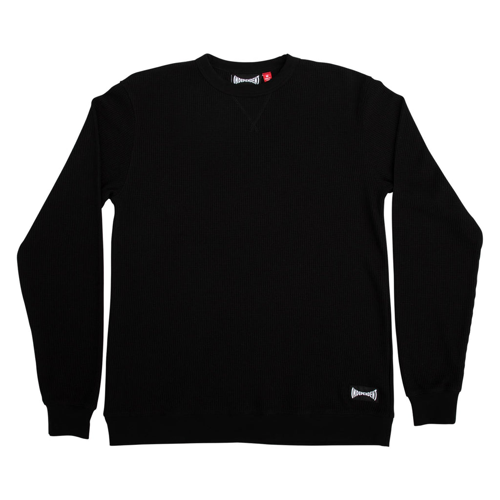 black long sleeve thermal top