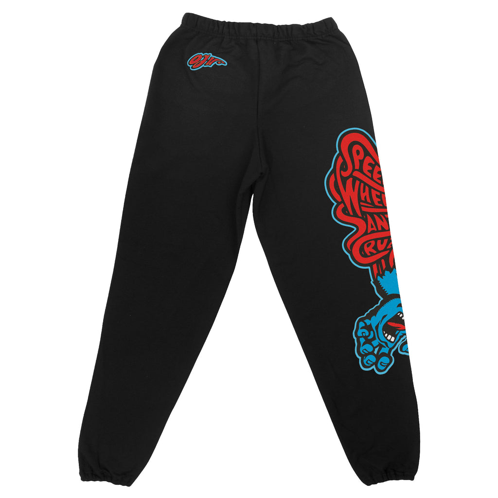 Speed Wheels Screaming Hand Sweatpants | Comfortable After Skate| OJ