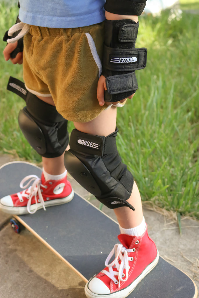 Bullet, Set de protections skateboard Bleu Enfant