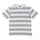 Bounce Stripe Independent Mens T-Shirt White/Grey Hthr