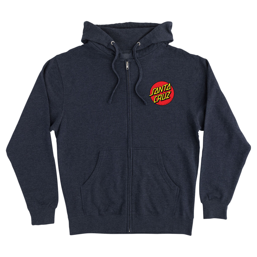 トップス 90 Logo Dot Zip Hoodie Classic Dot Zip Hoodie | Kids Skate Clothing | Santa Cruz