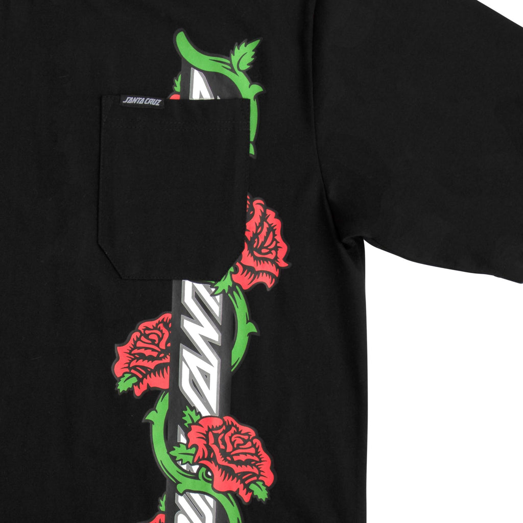 Dressen Roses Vine Mens Santa Cruz T-Shirt