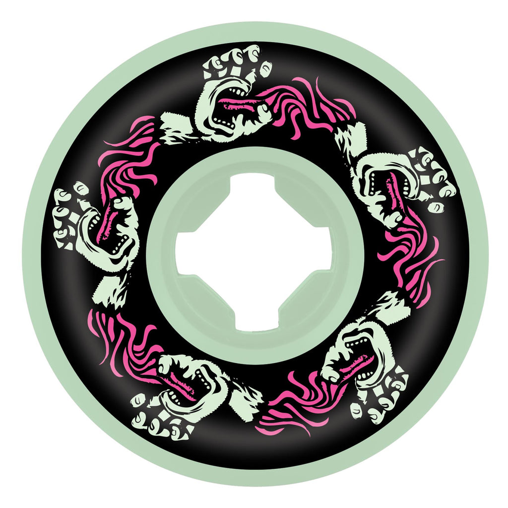 スケートボード SANTA CRUZ SLIME BALLS SAUCERS 95A 55 Shop Santa Cruz Saucers Slime Balls Wheels (multi) 55mm 95A
