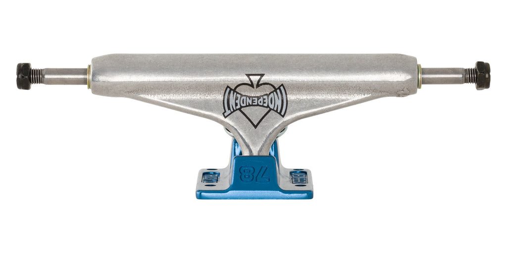 Stage 11 Forged Hollow Cant Be Beat 78 Silver Ano Blue Independent  Skateboard Trucks