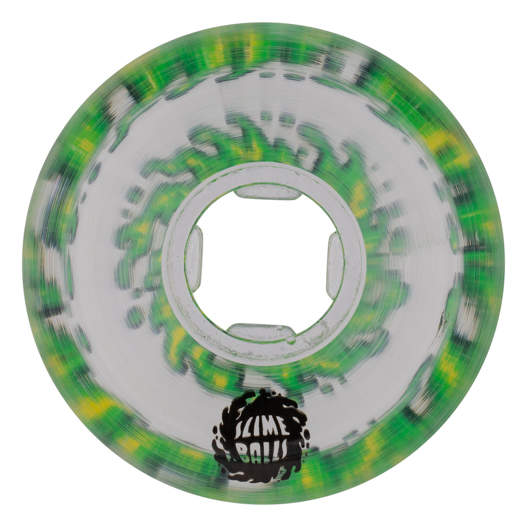 53mm Mirror Vomits Clear 99a | Slime Balls Skateboard Wheels
