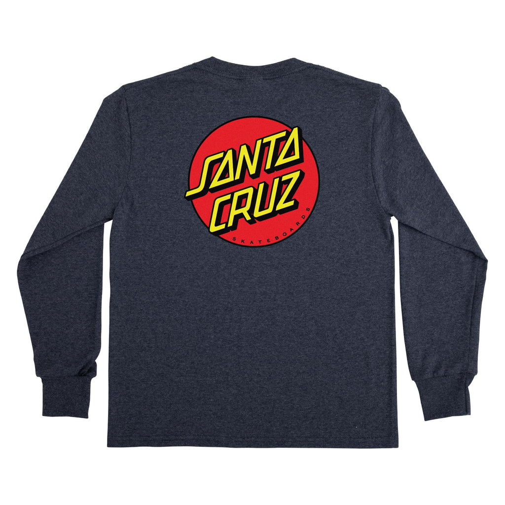 Classic Dot L/S T-Shirt | Youth Skate Clothing | Santa Cruz
