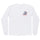 Screaming Scratched Hand Mens Santa Cruz Longsleeve T-Shirt White