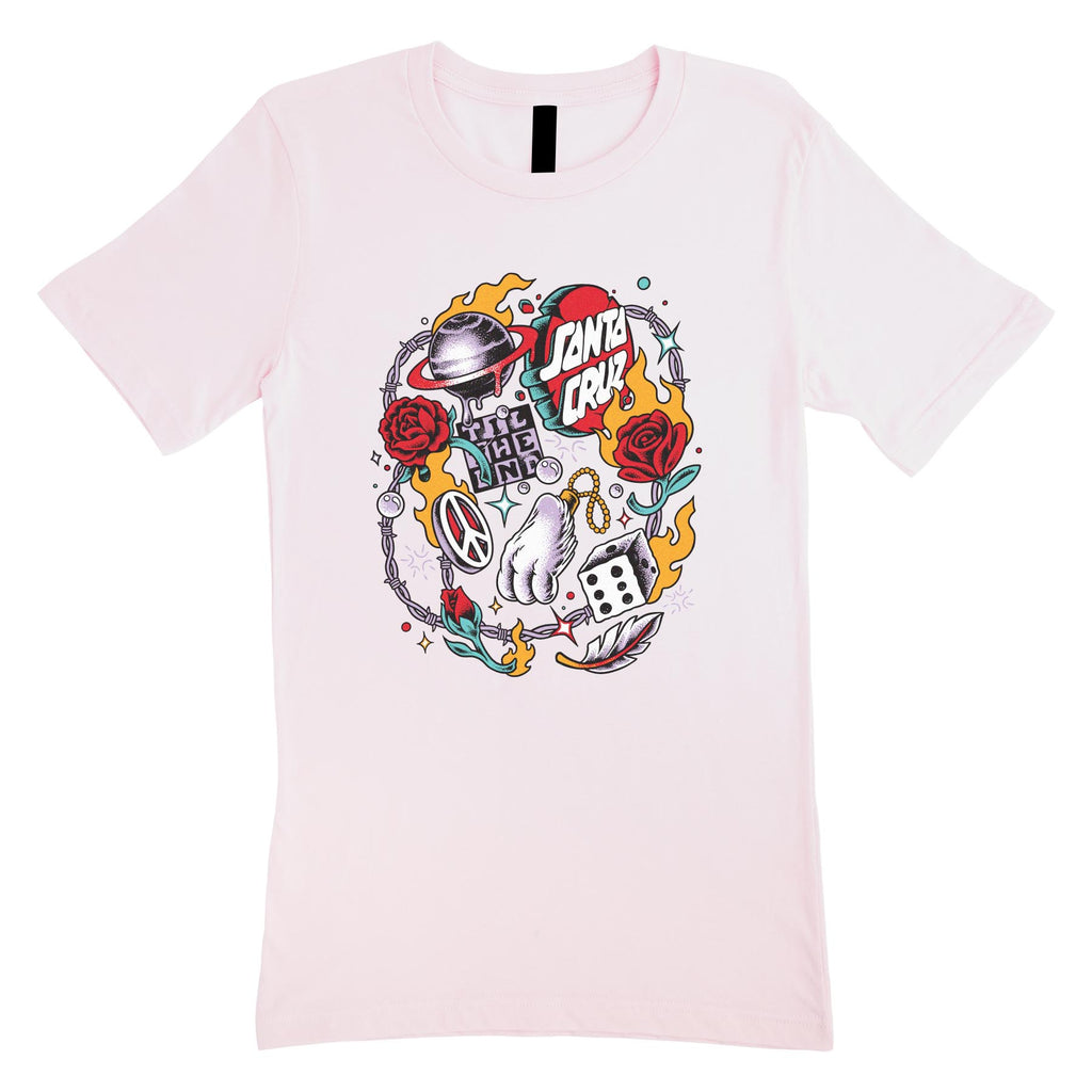 売れ筋商品|||サンタクルーズ Tシャツ レディース トップス LUCKY DAY FRONT OVERSIZED - Print T-shirt - black Lucky Day T-Shirt | Womens Skate Tees | Santa Cruz