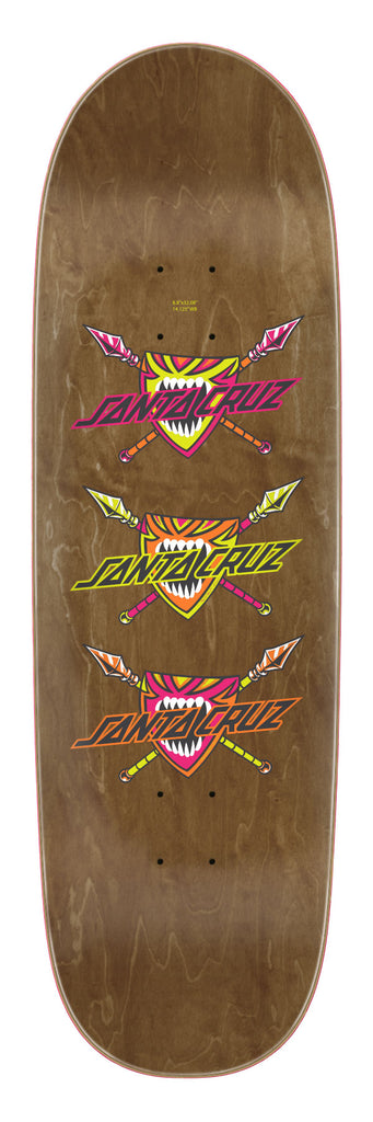 Chaussettes Santa Cruz Skateboards Knibbs Alien Stacked Strip - Blanches - Neuves