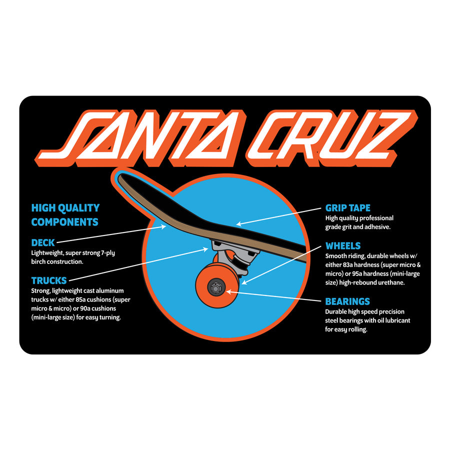 Screaming Hand Full 8.00 | Complete Skateboard | Santa Cruz