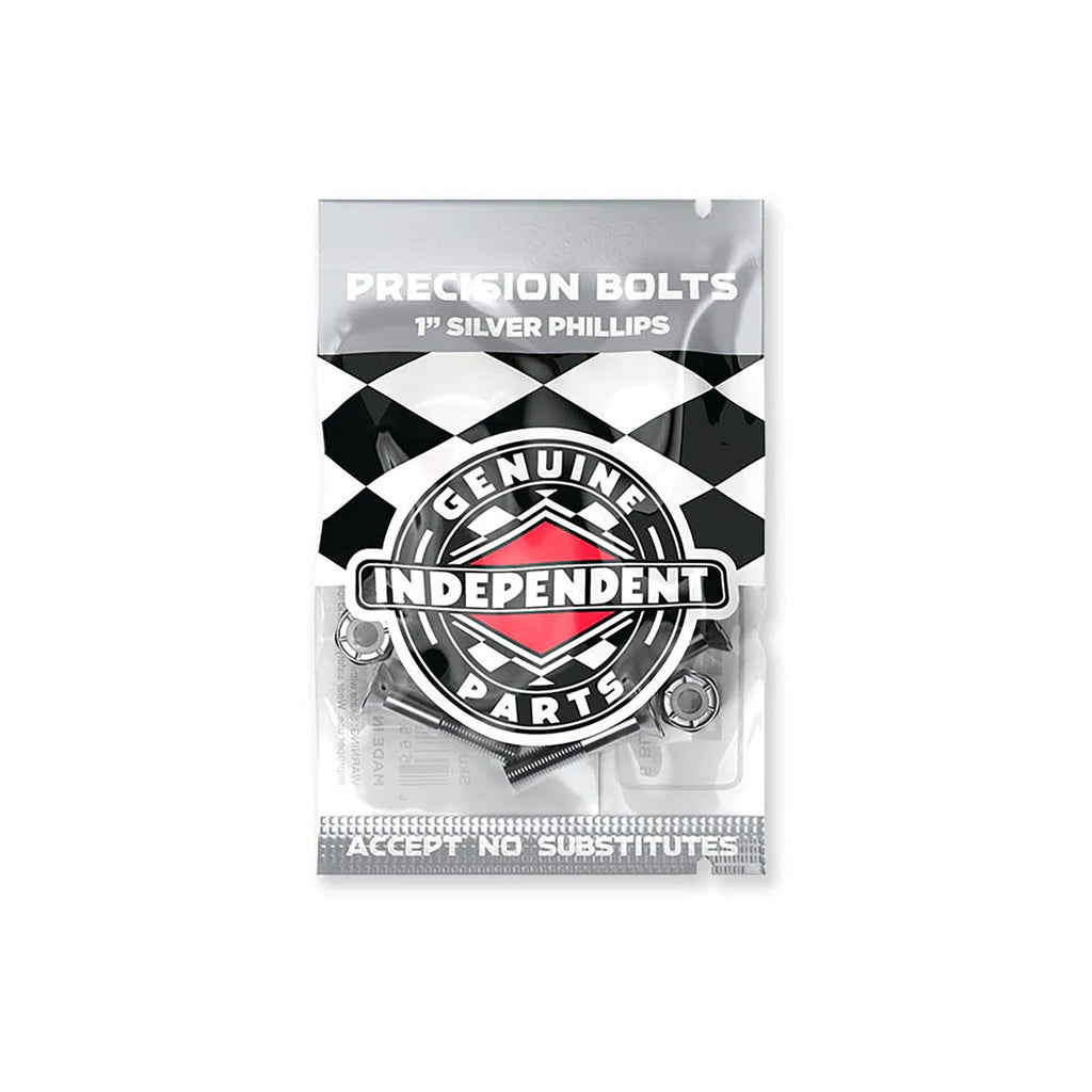 Black & Silver 1in Phillips Skate Hardware | Genuine Parts