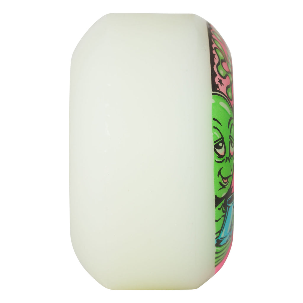 55mm Saucers White 99a | Slime Balls Skateboard Wheels