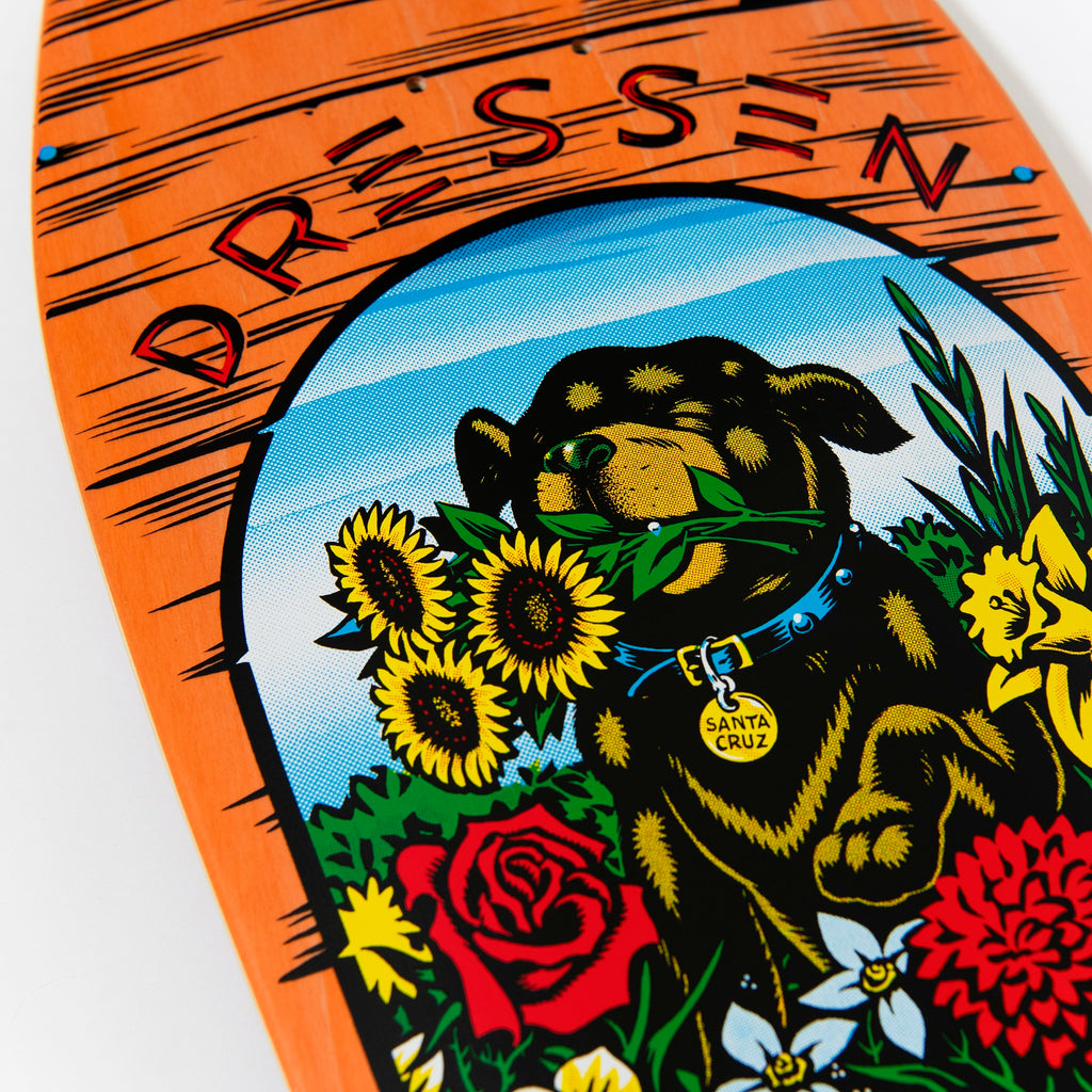 Dressen Pup Reissue 9.5in Deck | Santa Cruz Skateboards