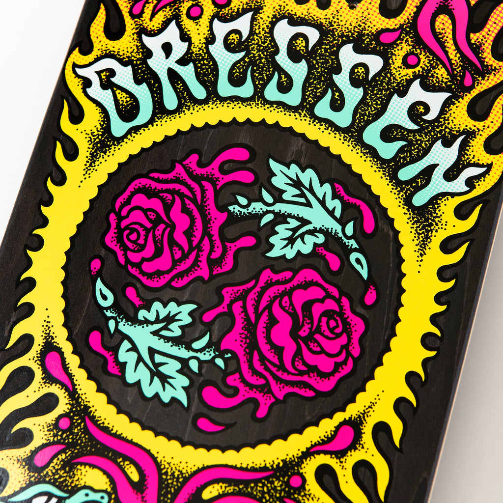 Dressen Rose Crew Two Shaped 9.31in | Old School Skate Decks