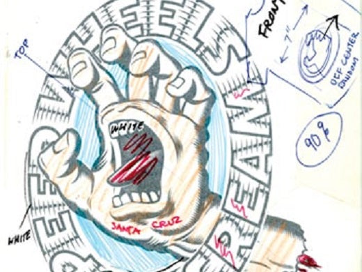 History Of The Screaming Hand Logo | Santa Cruz Skateboards