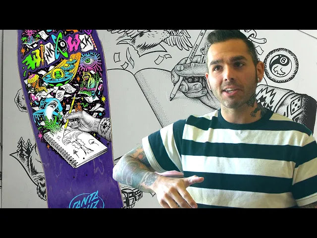Thomas Fernández: Erick Winkowski Sketchbook Pro Santa Cruz Deck